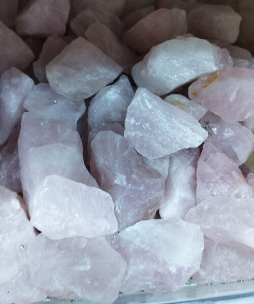 Rocas de Cuarzo Rosado Natural