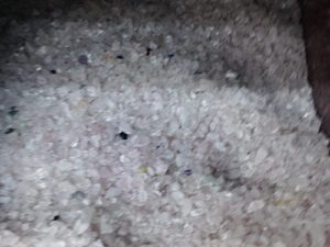 Cascajo de Cuarzo Cristal